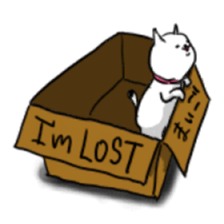 cat scarf sticker #5879502