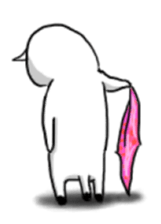 cat scarf sticker #5879503