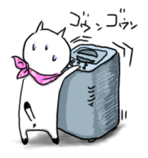 cat scarf sticker #5879505