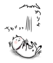 cat scarf sticker #5879508