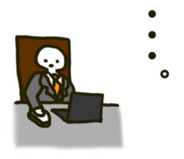 Surreal sticker to use during work sticker #5879669