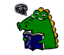 Crocodile's life sticker #5879832