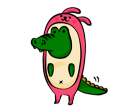 Crocodile's life sticker #5879837