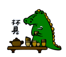 Crocodile's life sticker #5879838