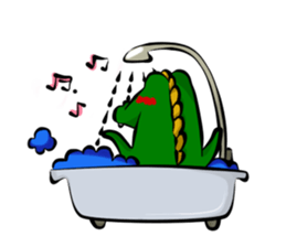 Crocodile's life sticker #5879840