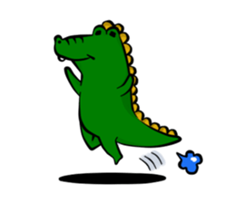 Crocodile's life sticker #5879843