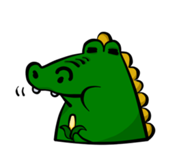 Crocodile's life sticker #5879847