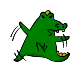 Crocodile's life sticker #5879850