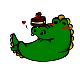 Crocodile's life sticker #5879852