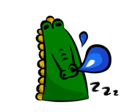 Crocodile's life sticker #5879854