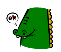 Crocodile's life sticker #5879855