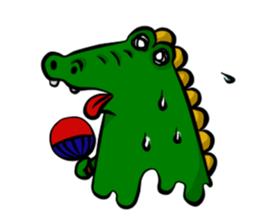 Crocodile's life sticker #5879857