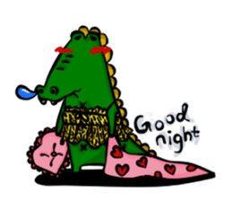 Crocodile's life sticker #5879859