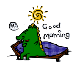 Crocodile's life sticker #5879860