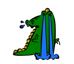 Crocodile's life sticker #5879861
