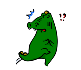 Crocodile's life sticker #5879864