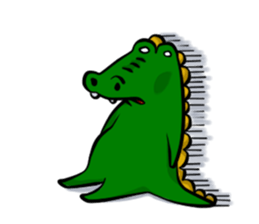 Crocodile's life sticker #5879867