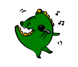 Crocodile's life sticker #5879870