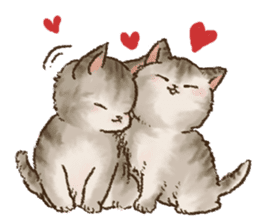 Cute Cats & Dogs Stickers sticker #5879875
