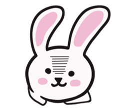 Daily life's Rabbit stamp sticker #5880369