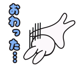 Daily life's Rabbit stamp sticker #5880381