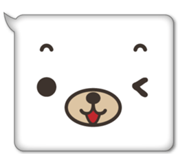 animal face balloon sticker #5880672