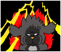 Kansai dialect Pekingese 2 sticker #5880921