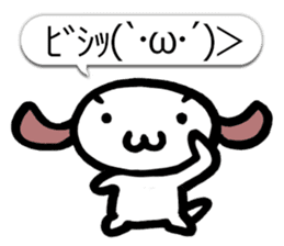 Happy Japanese Emoticon's Dog MOJIMOJI sticker #5881547