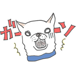 Late Cat and Waiting in vain Dog sticker #5881784