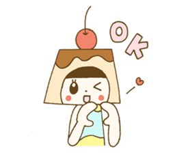 Puri-Pudding-chan sticker #5881792