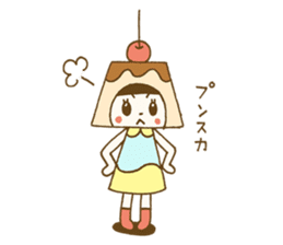 Puri Pudding Chan By Puri Sticker Puri Pudding Chan By Puri Sticker