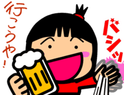 Tsukkomi girls sticker #5883093