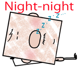 Square - Ossan - English ver. - sticker #5883131