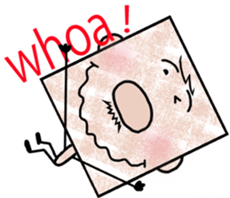 Square - Ossan - English ver. - sticker #5883134