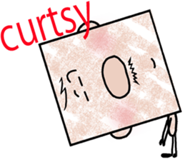 Square - Ossan - English ver. - sticker #5883137