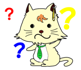 Mischievous brothers (cat) sticker #5884373