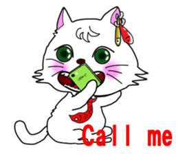 Mischievous brothers (cat) sticker #5884385