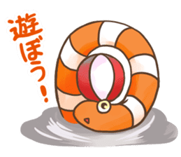 Sea eel Sticker sticker #5884614