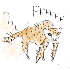 Animals like people sticker #5885129