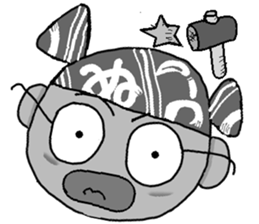 Sembei-man appeared! sticker #5885699