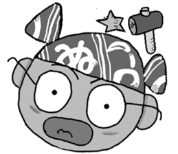 Sembei-man appeared! sticker #5885699