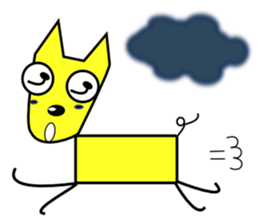 Happy Dog!! sticker #5886040