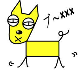 Happy Dog!! sticker #5886059