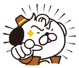 27% feeling of dog sticker #5886412