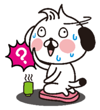 27% feeling of dog sticker #5886422