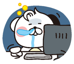 27% feeling of dog sticker #5886424