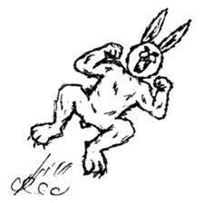 Labyrinth of the rabbit sticker #5886647