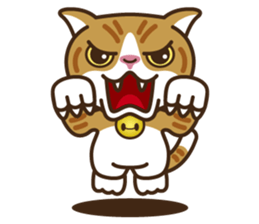 MOMO The Tomboy Cat sticker #5886853