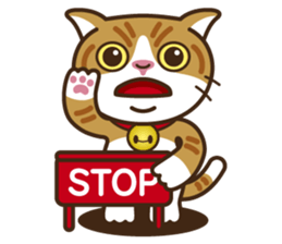 MOMO The Tomboy Cat sticker #5886856