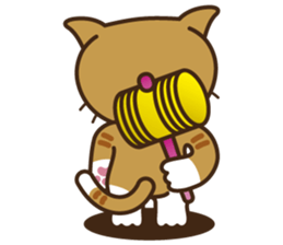 MOMO The Tomboy Cat sticker #5886862